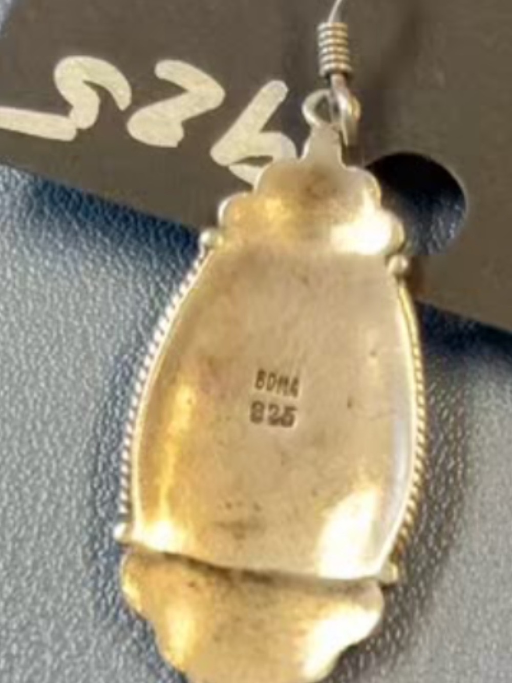 Vintage BOMA 925 Sterling Silver Scroll Drop Earrings - Picture 8 of 12